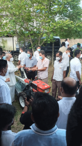 Donation of a tractor to Kottawa East farmers Society (2022-08-28)