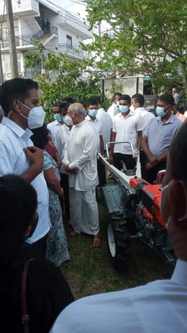 Donation of a tractor to Kottawa East farmers Society (2022-08-28)