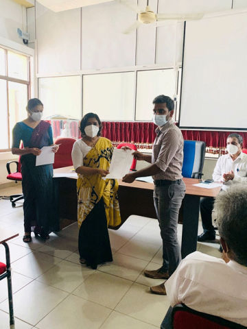 Awarding of Certificate of Merit for the successful performance of Disaster Relief Services (2022-01-31)