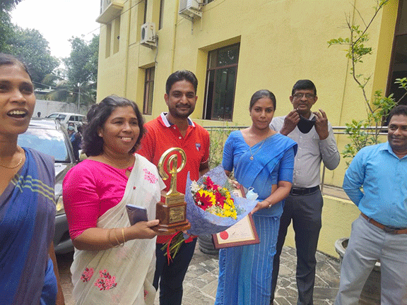 Maharagama divisional Secretariat received the 3rd place at the National Productivity Award Tournament - 2020 (2022-12-15)