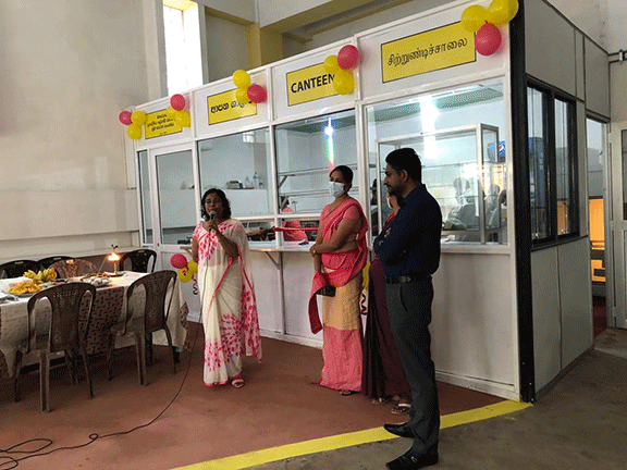 Openning ceremony of canteen at Maharagama Divisional Secretariat 2022-11-02