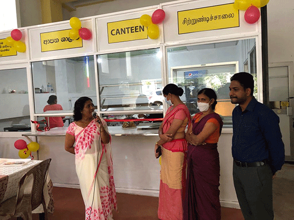 Openning ceremony of canteen at Maharagama Divisional Secretariat 2022-11-02