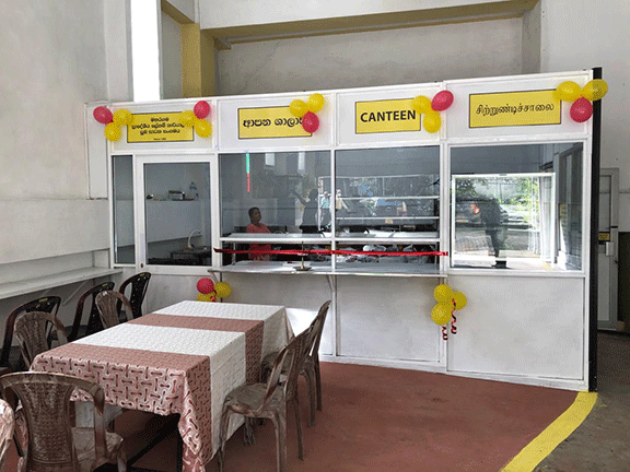 Openning ceremony of canteen at Maharagama Divisional Secretariat 2022-11-02