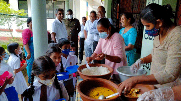 "Providing a nutritious meal to school children" programme 2022-10-19