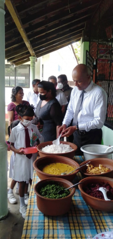 "Providing a nutritious meal to school children" programme 2022-10-19