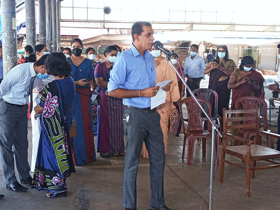 The inaugural ceremony of the “Vidatha Kadamandi” Trade Fair (2022-04-05)