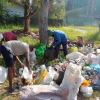 496 Kottawa South  Clean up the area around the Grama niladari officer's office and the society's grounds and conduct garbage collection