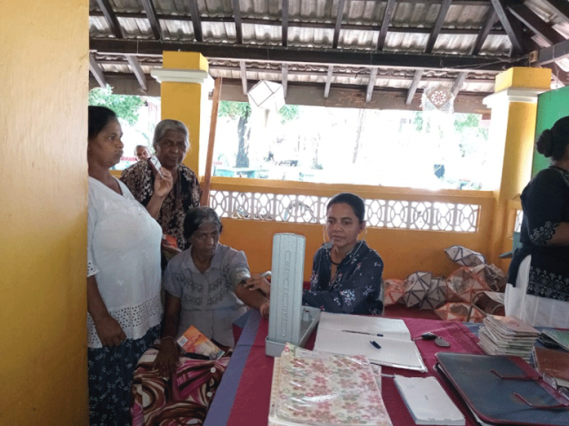 medical clinic for the members of Thalapathpitiya samurdhi society 2023-11-06