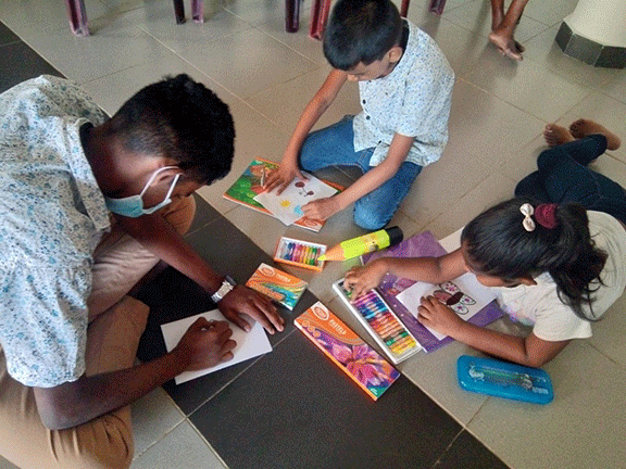 psychology counseling program for the children of 525 A Udahamulla East (2023-02-14)
