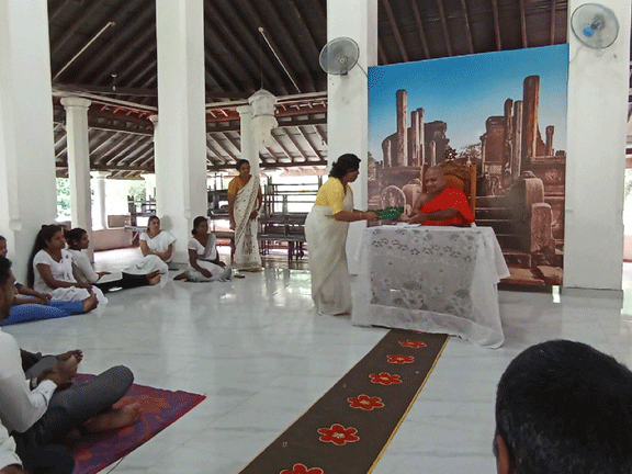 In conjunction with the National Independence Day “Atawisi Buddha Puja pinkama” at Maharagama Vipasyarama temple 2024-02-07