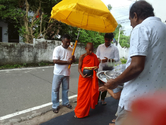 Pindapatha tour of Mirihana Vivekarama temple 2024