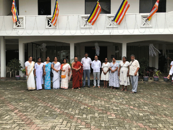 Pindapatha tour of Mirihana Vivekarama temple 2024