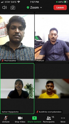 Community Awareness Program on the occasion of International Children and Adult Day through online zoom technology