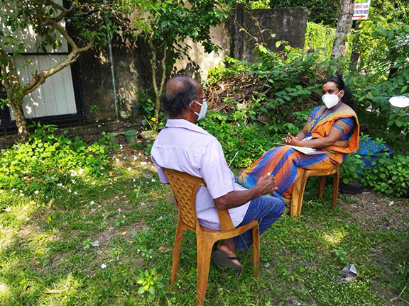 A Community Service Mobile Counseling Clinic for the fourth week of Saubhagya (2021-12-22)