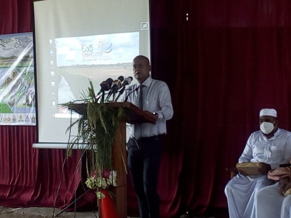 Inauguration ceremony of  Reconstruction of Boralesgamuwa tank -Waari saubhagya(වාරි සෞභාග්‍යා කොළඹ දිස්ත්‍රික් සමාරම්භක උත්සවය- බොරලැස්ගමුව වැව් සොරොව්ව ප්‍රතිසංස්කරණය කිරීම හා වැව පිරිසිදු කිරීම 2021-02-06)